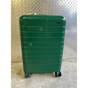 Away The Carry-On Suitcase RARE KIWI Travel Luggage Green Monogrammed‎